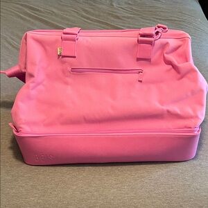 BEIS Limited Edition Weekender Bag in Berry